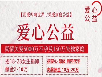 丰顺捐卵助孕生子 爱心志愿者招募